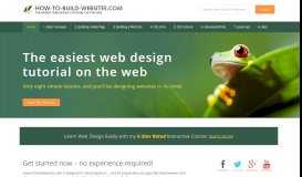 
							         How to Build Websites – The easiest web design tutorial on the Web								  
							    