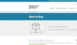 
							         How to Buy | Digi International								  
							    