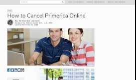 
							         How to Cancel Primerica Online | Bizfluent								  
							    