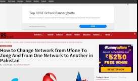 
							         How to Change Network from Ufone To Zong And from One Network ...								  
							    