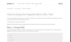 
							         How to change the Magento Admin URL / Path - ProperHost								  
							    