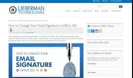 
							         How to Change Your Email Signature in Office 365								  
							    