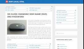 
							         How to change your JioFi name (SSID) and password ?								  
							    