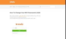 
							         How To Change Your WiFi Password & SSID – ibits | Help								  
							    