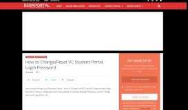 
							         How to Change/Reset VC Student Portal Login Password ...								  
							    