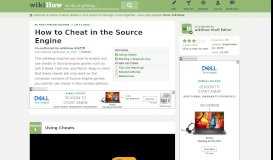 
							         How to Cheat in the Source Engine - wikiHow								  
							    