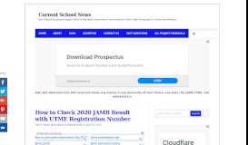 
							         How to Check 2019 JAMB Result with Registration Number : Current ...								  
							    