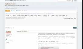 
							         How to check and Print JAMB UTME and Direct entry 2013/14 ...								  
							    