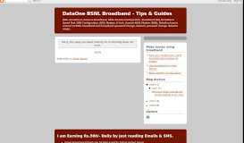 
							         How to check dataone usage - DataOne BSNL Broadband - Blogger ...								  
							    