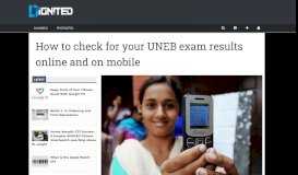 
							         How to check for your UNEB exam results online and on mobile ...								  
							    