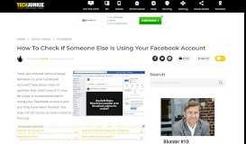 
							         How To Check if Someone Else is Using your Facebook Account								  
							    