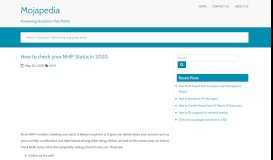 
							         How to Check NHIF Status | Mojapedia								  
							    