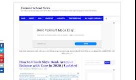 
							         How to Check Skye Bank Account Balance with Ease : Current School ...								  
							    