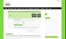 
							         How to check your IEBC voter registration status - How to do ...								  
							    