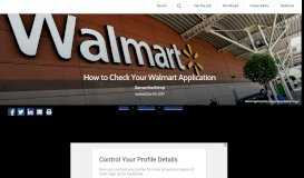 
							         How to Check Your Walmart Application | Career Trend								  
							    