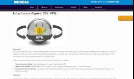 
							         How to configure SSL VPN – 99Ideas								  
							    