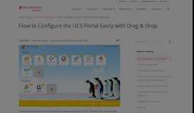 
							         How to Configure the UCS Portal Easily with Drag & Drop Univention								  
							    