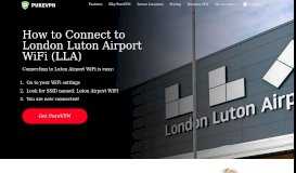 
							         How to Connect to London Luton Airport Wifi (LLA) - PureVPN								  
							    