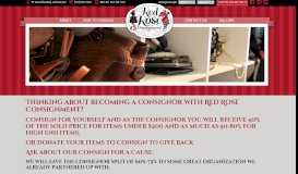 
							         How To Consign - Red Rose Consignment								  
							    