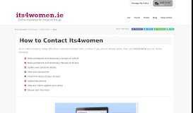 
							         How to Contact Its4women - Its4women.ie								  
							    
