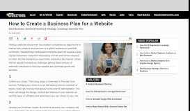 
							         How to Create a Business Plan for a Website | Chron.com								  
							    