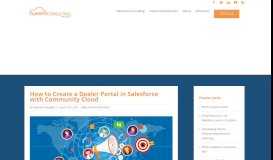 
							         How to Create a Dealer Portal in Salesforce with Community Cloud ...								  
							    