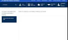 
							         How to Create a SIS Family Portal Account - Boston Public Schools								  
							    
