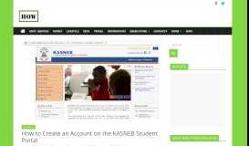 
							         How to Create an Account on the KASNEB Student Portal |								  
							    