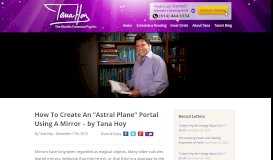 
							         How To Create An “Astral Plane” Portal Using A Mirror - by Tana Hoy								  
							    