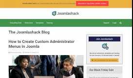 
							         How to Create Custom Administrator Menus in Joomla - Joomlashack								  
							    