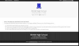 
							         how to create your parent portal account - RHAM High School								  
							    