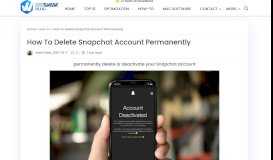 
							         How To Delete Snapchat Account - Blog - Systweak Software								  
							    