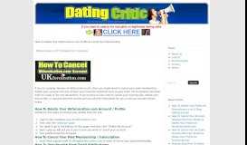 
							         How To Delete Your Ukfornication.com Profile & Cancel Your ...								  
							    