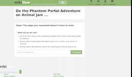 
							         How to Do the Phantom Portal Adventure on Animal Jam (Hard Mode)								  
							    