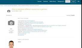 
							         How to download different ressources in german / Courses and ...								  
							    