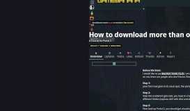 
							         How to download more than one mod | Portal 2 Tutorials - GameBanana								  
							    