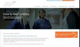 
							         How to Earn an Allied Health Certification | NHA								  
							    