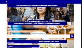 
							         HOW TO EARN EuroBonus Extra points - SAS EuroBonus Member ...								  
							    