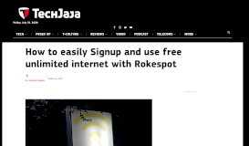 
							         How to easily Signup and use free unlimited internet with ...								  
							    