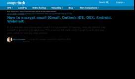 
							         How to encrypt email (Gmail, Outlook iOS, OSX, Android, Webmail)								  
							    