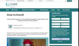 
							         How to Enroll | Insight School of Michigan								  
							    