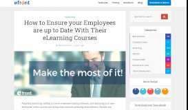 
							         How to Ensure your Employees are up to Date With Their eLearning ...								  
							    