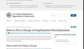 
							         How To File A Charge - EEOC								  
							    