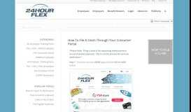 
							         How To File A Claim Through Your Consumer Portal – 24HourFlex								  
							    