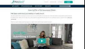 
							         How to File a Pet Insurance Claim with Pets Best								  
							    