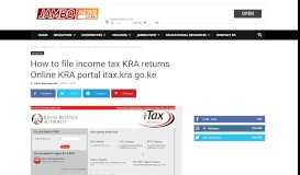 
							         How to file income tax KRA returns Online KRA portal itax.kra.go.ke ...								  
							    