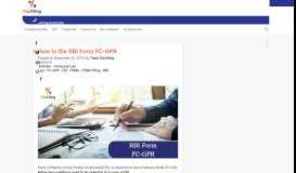 
							         How to file RBI Form FC-GPR | Ebizfiling								  
							    
