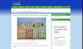 
							         How To Find a Job in Poland as a Foreigner | Visa Hunter								  
							    