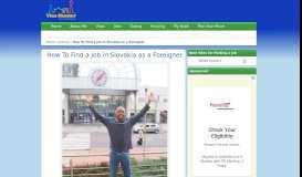 
							         How To Find a Job in Slovakia as a Foreigner | Visa Hunter								  
							    