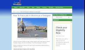 
							         How To Find a Job in Ukraine as a Foreigner | Visa Hunter								  
							    